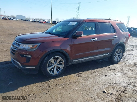 2018 Ford Explorer Limited with VIN 1FM5K7F8XJGA36675, listed as a IAAI auction lot 41537931 with 87,945 mi miles. Bid and sale history available at carsss.com. Image 19.