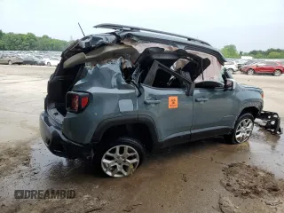 2018 Jeep Renegade Latitude with VIN ZACCJBBB6JPH56383, listed as a Copart auction lot 60690615 with Not provided miles and Non repairable. Bid and sale history available at DreamBid. Image 3.