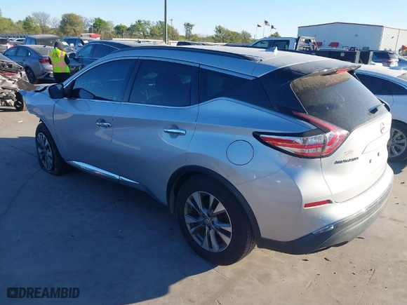 2016 Nissan Murano S with VIN 5N1AZ2MG9GN107067, listed as a IAAI auction lot 41832588 with 119,187 mi miles. Bid and sale history available at carsss.com. Image 3.
