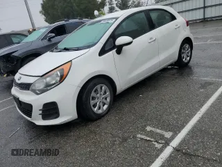 2016 Kia Rio LX with VIN KNADM5A31G6600350, listed as a Copart auction lot 50815575 with 136,234 mi miles and Clean Title. Bid and sale history available at carsss.com. Image 1.