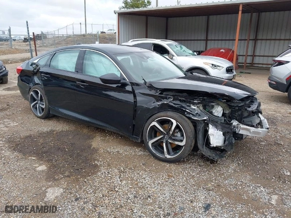 2022 Honda Accord Sedan Sport SE with VIN 1HGCV1F48NA015718, listed as a IAAI auction lot 41233580 with 50,066 mi miles. Bid and sale history available at carsss.com. Image 1.