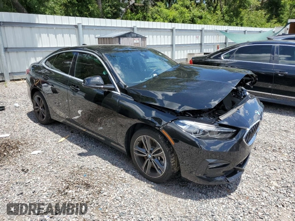 2021 BMW 2 Series 228i xDrive with VIN WBA73AK01M7H54370, listed as a Copart auction lot 61303235 with 72,804 mi miles and Salvage title. Bid and sale history available at DreamBid. Image 4.