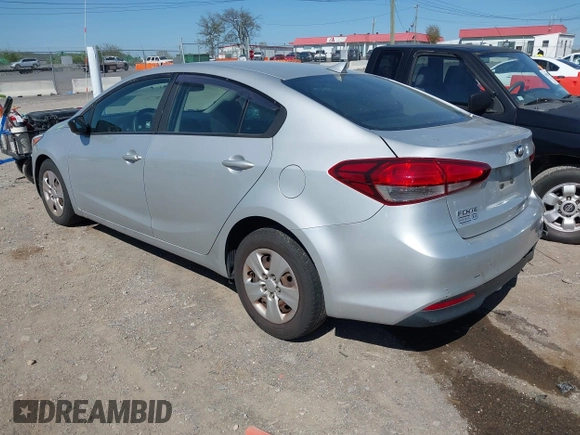 2017 Kia Forte LX with VIN 3KPFK4A73HE101950, listed as a IAAI auction lot 42023151 with 233,718 mi miles. Bid and sale history available at carsss.com. Image 3.
