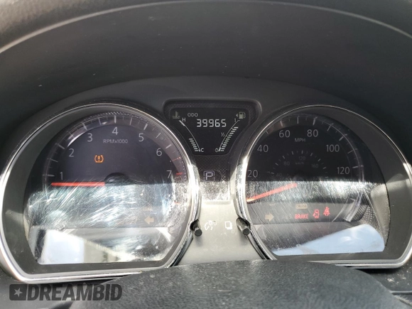 2017 Nissan Versa SV with VIN 3N1CN7AP5HL868242, listed as a Copart auction lot 60839025 with 39,965 mi miles and Salvage title. Bid and sale history available at DreamBid. Image 9.