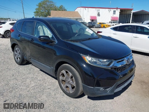 2017 Honda CR-V EX with VIN 7FARW1H52HE000353, listed as a IAAI auction lot 41824218 with 91,204 mi miles. Bid and sale history available at carsss.com. Image 1.