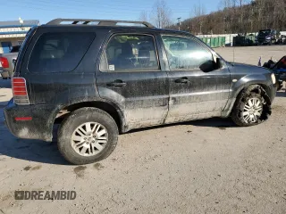 2007 Mercury Mariner Luxury with VIN 4M2CU91187KJ05567, listed as a Copart auction lot 48353025 with Not provided miles and Salvage title. Bid and sale history available at DreamBid. Image 3.