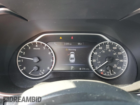 2020 Nissan Maxima S z VIN 1N4AA6BV0LC379510, wystawiony jako Copart lot #51450705 z przebiegiem 72 452 mil mil oraz Szkoda całkowita • Salvage title. Historia ofert i sprzedaży dostępna na DreamBid. Obrazek 9.