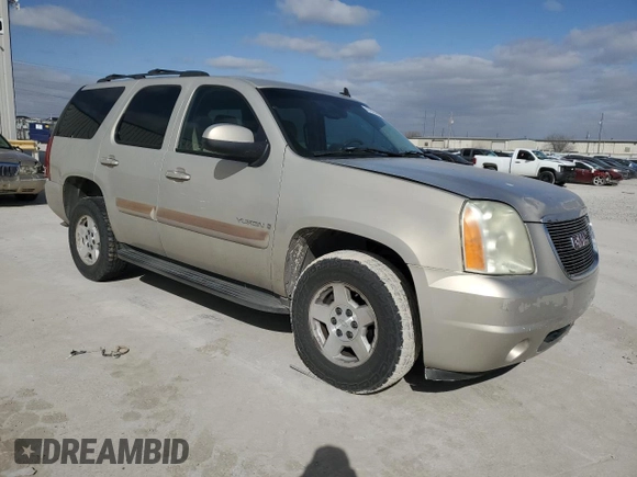 2007 GMC Yukon SLE with VIN 1GKFC13J47R230064, listed as a Copart auction lot 47835865 with 0 mi miles and Salvage Title. Bid and sale history available at carsss.com. Image 4.