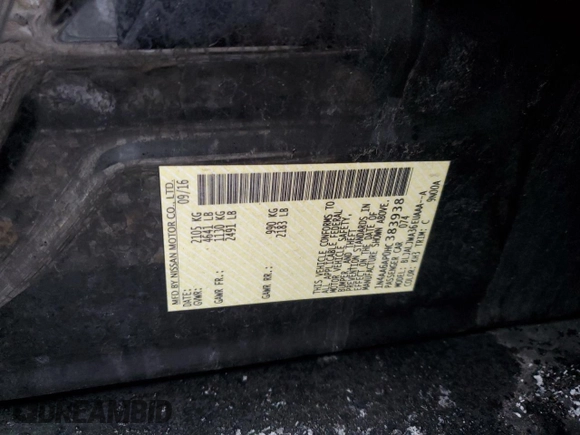 2017 Nissan Maxima SV with VIN 1N4AA6AP0HC383938, listed as a Copart auction lot 50135285 with 162,397 mi miles and Salvage Title. Bid and sale history available at DreamBid. Image 14.