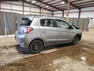 2022 Mitsubishi Mirage ES z VIN ML32AUHJ8NH006084, wystawiony jako Copart lot #58522195 z przebiegiem 54 361 mil mil oraz Czysty tytuł • Clean title. Historia ofert i sprzedaży dostępna na DreamBid. Obrazek 3.