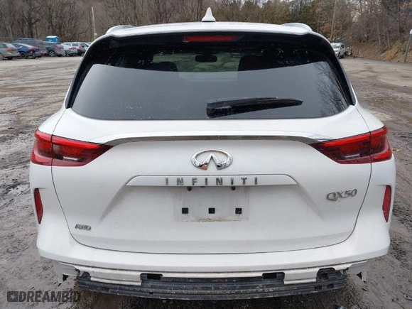 2019 Infiniti QX50 LUXE with VIN 3PCAJ5M3XKF122632, listed as a IAAI auction lot 41649378 with NaN miles. Bid and sale history available at carsss.com. Image 17.