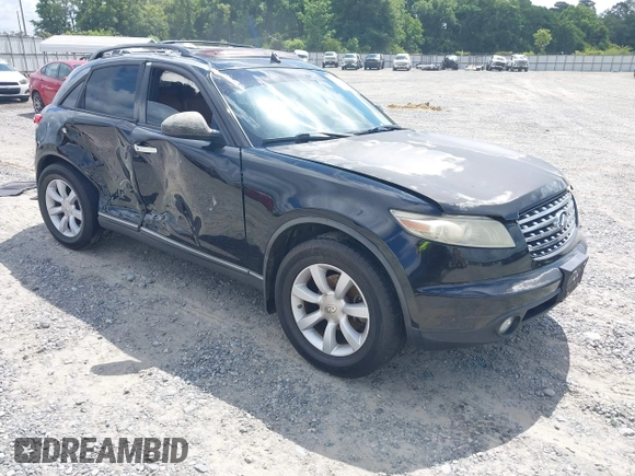 2005 Infiniti FX z VIN JNRAS08WX5X213835, wystawiony jako IAAI lot #42388976 z przebiegiem 315 908 mil mil oraz . Historia ofert i sprzedaży dostępna na DreamBid. Obrazek 1.