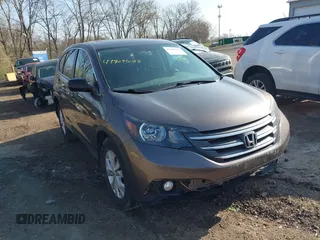 2014 Honda CR-V EX z VIN 2HKRM4H50EH668801, wystawiony jako IAAI lot #41909629 z przebiegiem 128 629 mil mil oraz . Historia ofert i sprzedaży dostępna na DreamBid. Obrazek 1.