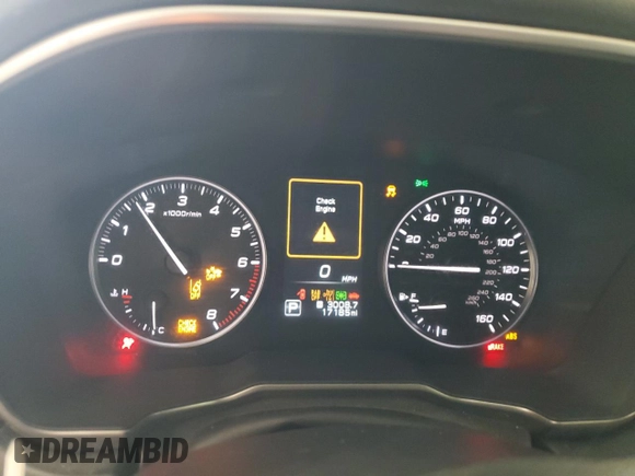 2024 Subaru Outback Limited with VIN 4S4BTANC5R3175876, listed as a Copart auction lot 55122435 with 17,185 mi miles and Salvage title. Bid and sale history available at DreamBid. Image 9.