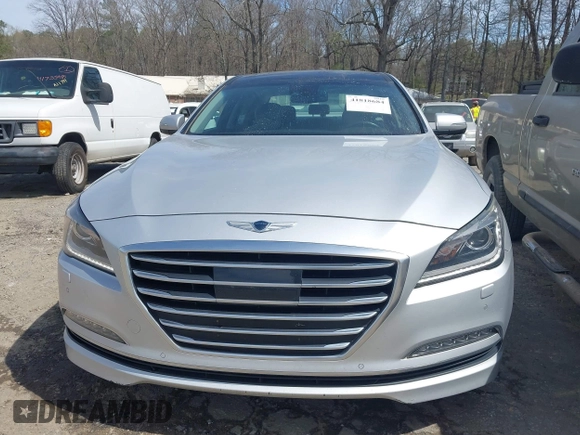 2017 Genesis G80 3.8L z VIN KMHGN4JE4HU175417, wystawiony jako IAAI lot #41818684 z przebiegiem 83 658 mil mil oraz . Historia ofert i sprzedaży dostępna na DreamBid. Obrazek 12.