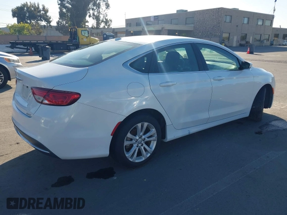 2015 Chrysler 200 Limited with VIN 1C3CCCAB7FN591692, listed as a IAAI auction lot 42172998 with 200,533 mi miles and . Bid and sale history available at DreamBid. Image 4.