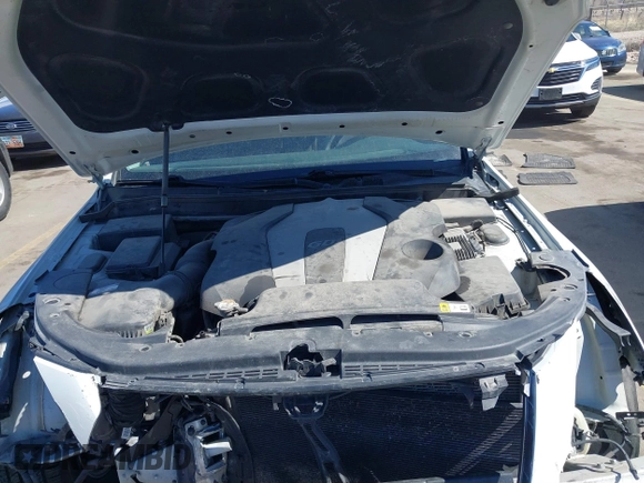 2013 Hyundai Genesis 3.8L with VIN KMHGC4DD4DU250393, listed as a IAAI auction lot 41854097 with 147,751 mi miles and . Bid and sale history available at DreamBid. Image 10.