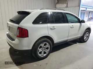 2013 Ford Edge SEL with VIN 2FMDK4JC7DBB57441, listed as a Copart auction lot 52644555 with 153,548 mi miles and Clean Title. Bid and sale history available at carsss.com. Image 3.