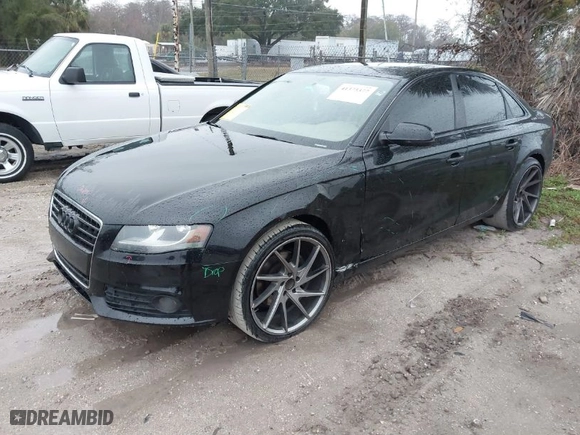2010 Audi A4 2.0T Premium with VIN WAUAFAFL7AN004431, listed as a IAAI auction lot 41375377 with 158,584 mi miles. Bid and sale history available at carsss.com. Image 2.