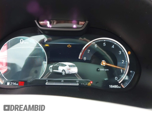 2021 Genesis GV80 with VIN KMUHCESC7MU072310, listed as a IAAI auction lot 41213884 with 18,480 mi miles and . Bid and sale history available at DreamBid. Image 7.