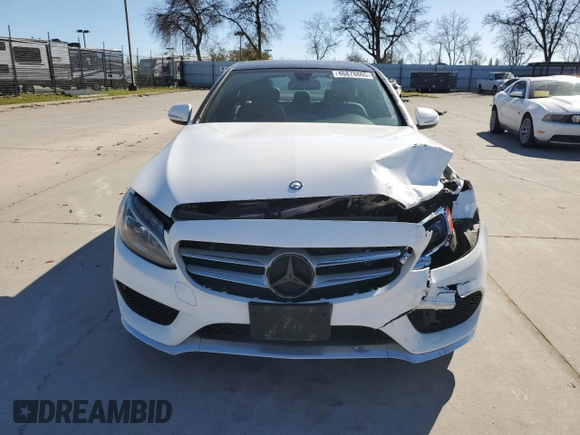 2015 Mercedes-Benz C-Class C 400 with VIN 55SWF6GB5FU028081, listed as a Copart auction lot 46878865 with 116,149 mi miles and Salvage Title. Bid and sale history available at carsss.com. Image 5.