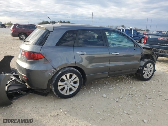 2010 Acura RDX Tech Pkg with VIN 5J8TB2H56AA004358, listed as a Copart auction lot 83013664 with 124,224 mi miles and Salvage Title. Bid and sale history available at carsss.com. Image 3.