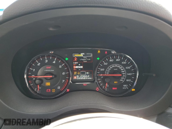 2021 Subaru WRX STI Limited with VIN JF1VA2W64M9816520, listed as a Copart auction lot 71709464 with 39,521 mi miles and Salvage Title. Bid and sale history available at DreamBid. Image 9.