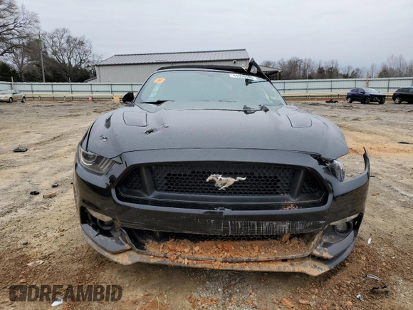 2015 Ford Mustang GT Premium with VIN 1FATP8FF6F5402223, listed as a Copart auction lot 44698185 with 47,078 mi miles and Salvage title. Bid and sale history available at DreamBid. Image 5.