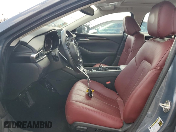 2021 Mazda 6 Grand Touring Reserve with VIN JM1GL1WY1M1616461, listed as a Copart auction lot 72760074 with 26,377 mi miles and Salvage Title. Bid and sale history available at DreamBid. Image 7.