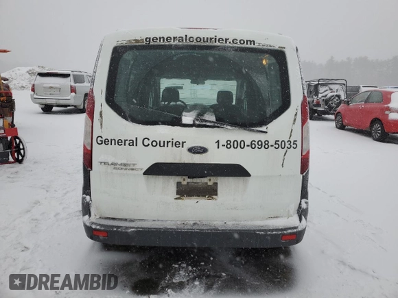 2018 Ford Transit Connect XL with VIN NM0LE7E72J1380058, listed as a Copart auction lot 44032865 with 300,772 mi miles and Salvage title. Bid and sale history available at DreamBid. Image 6.