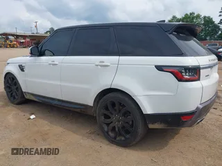 2018 Land Rover Range Rover Sport HSE with VIN SALWR2RV2JA402794, listed as a IAAI auction lot 42158437 with 106,360 mi miles. Bid and sale history available at carsss.com. Image 3.