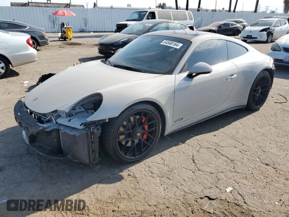 2018 Porsche 911 Carrera S with VIN WP0AB2A93JS122882, listed as a Copart auction lot 64508164 with 36,509 mi miles and Salvage Title. Bid and sale history available at DreamBid. Image 1.