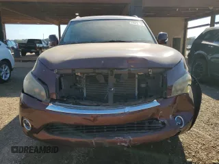 2012 Infiniti QX56 7-passenger with VIN JN8AZ2NF8C9515139, listed as a Copart auction lot 77578344 with 81,886 mi miles and Salvage Title. Bid and sale history available at carsss.com. Image 5.