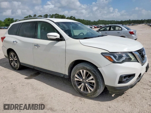 2017 Nissan Pathfinder SV with VIN 5N1DR2MN4HC698045, listed as a Copart auction lot 61505615 with 114,227 mi miles and Salvage title. Bid and sale history available at DreamBid. Image 4.