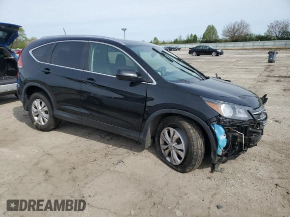 2013 Honda CR-V EX-L z VIN 2HKRM4H76DH684744, wystawiony jako Copart lot #55148985 z przebiegiem Nie podano mil oraz Szkody całkowita. Historia ofert i sprzedaży dostępna na DreamBid. Obrazek 4.