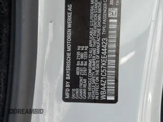 2019 BMW 4 Series 430i z VIN WBA4Z1C57KEE44423, wystawiony jako Copart lot #45216355 z przebiegiem 78 354 mil mil oraz Szkoda całkowita • Salvage title. Historia ofert i sprzedaży dostępna na DreamBid. Obrazek 12.