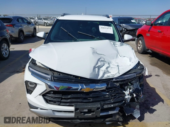 2024 Chevrolet TrailBlazer LT with VIN KL79MPSL8RB162579, listed as a IAAI auction lot 41837973 with 8,789 mi miles and . Bid and sale history available at DreamBid. Image 13.
