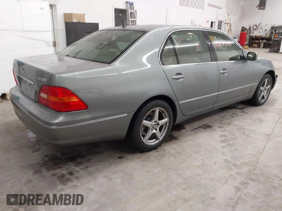 2002 Lexus LS 430 z VIN JTHBN30F620063279, wystawiony jako IAAI lot #41667365 z przebiegiem 181 688 mil mil oraz . Historia ofert i sprzedaży dostępna na DreamBid. Obrazek 4.