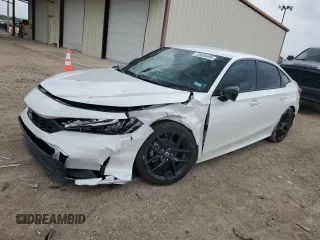 2025 Honda Civic Sport with VIN 2HGFE2F57SH566392, listed as a Copart auction lot 53600405 with 2,356 mi miles and Salvage title. Bid and sale history available at DreamBid. Image 1.