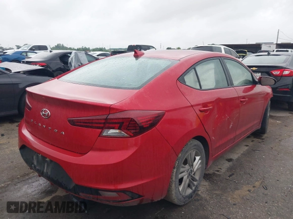 2020 Hyundai Elantra SEL with VIN 5NPD84LF9LH632424, listed as a IAAI auction lot 42099519 with 111,077 mi miles and . Bid and sale history available at DreamBid. Image 4.