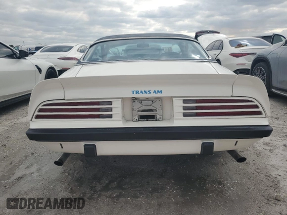 1974 Pontiac Firebird z VIN 2V87X4N121706, wystawiony jako Copart lot #77156494 z przebiegiem 2 359 mil mil oraz Nie do naprawy • Non repairable. Historia ofert i sprzedaży dostępna na DreamBid. Obrazek 6.