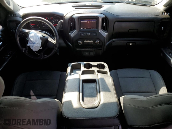 2020 Chevrolet Silverado 1500 Custom with VIN 1GCPWBEF5LZ176600, listed as a Copart auction lot 74396324 with 128,673 mi miles and Salvage Title. Bid and sale history available at carsss.com. Image 8.