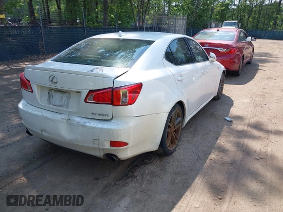 2011 Lexus IS 250 with VIN JTHBF5C29B5134964, listed as a IAAI auction lot 42179849 with 207,300 mi miles and . Bid and sale history available at DreamBid. Image 4.
