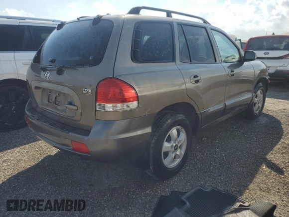 2005 Hyundai Santa Fe GLS with VIN KM8SC13E65U996817, listed as a Copart auction lot 73829854 with 51,637 mi miles and Non Repairable. Bid and sale history available at carsss.com. Image 3.