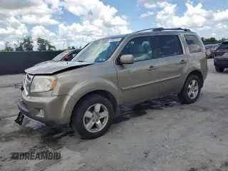 2011 Honda Pilot EX-L with VIN 5FNYF4H78BB044066, listed as a Copart auction lot 62320185 with 164,884 mi miles and Salvage title. Bid and sale history available at DreamBid. Image 1.