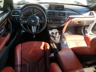 2019 BMW M4 with VIN WBS4Y9C51KAG67058, listed as a Copart auction lot 81354064 with 63,350 mi miles and Salvage Title. Bid and sale history available at carsss.com. Image 8.