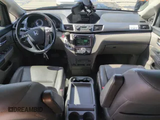 2014 Honda Odyssey Touring with VIN 5FNRL5H95EB052523, listed as a Copart auction lot 52214055 with 131,350 mi miles and Salvage Title. Bid and sale history available at DreamBid. Image 8.