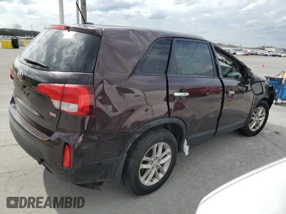 2015 Kia Sorento LX with VIN 5XYKT3A61FG578373, listed as a Copart auction lot 51747675 with 0 mi miles and Salvage Title. Bid and sale history available at carsss.com. Image 3.