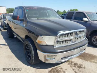 2009 Dodge Ram 1500 SLT with VIN 1D3HB18T19S764885, listed as a IAAI auction lot 41981930 with 157,536 mi miles. Bid and sale history available at carsss.com. Image 1.