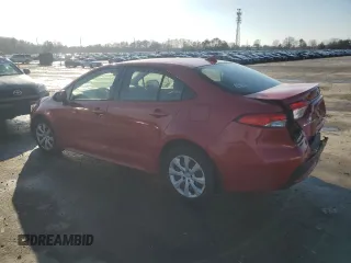 2021 Toyota Corolla LE with VIN JTDEPMAEXMJ173222, listed as a Copart auction lot 44304305 with 74,331 mi miles and Salvage Title. Bid and sale history available at DreamBid. Image 2.